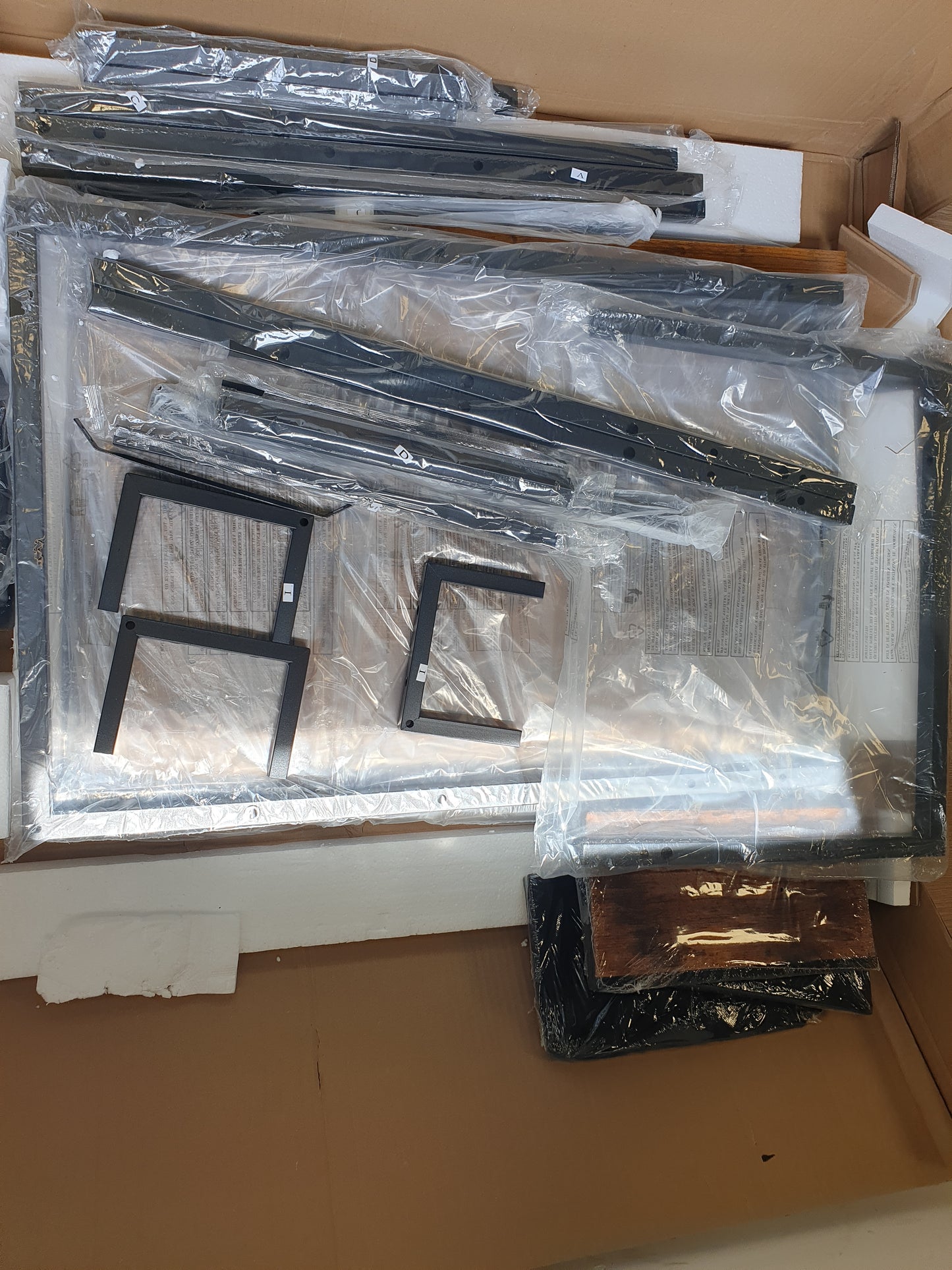 250120 - CAIYUN Tavolinë e kthyeshme me 6 sirtarë, 132 x 48 cm, mbështetëse printeri, ngjyrë kafe klasike, për zyrë në shtëpi