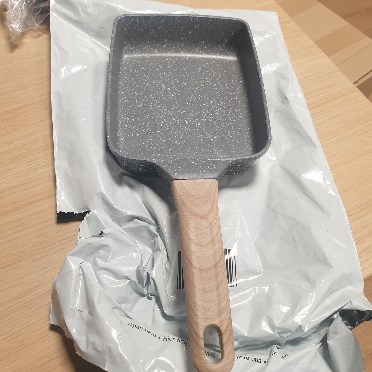252255 - IPEA Tigan Jo-Ngjitës për Tamagoyaki/Omëletë, 21 cm, për Soba me Induksion dhe Gaz, Dorezë Super Komfort