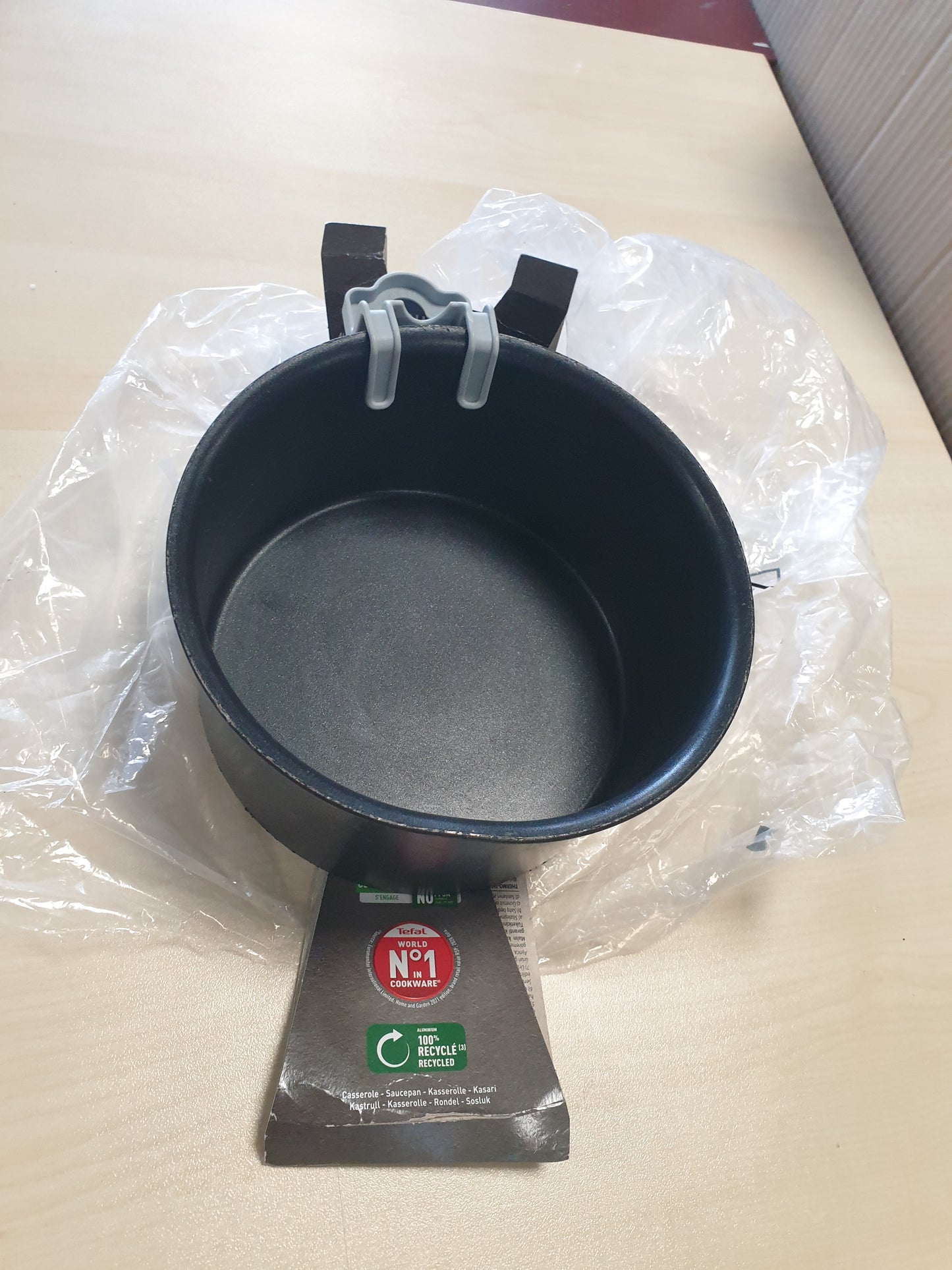 261231 - TEFAL Tigan Ingenio 16 cm, Induksion, Veshje jo-ngjitëse, Tregues fillimi gatimi, I stivueshëm, I pajtueshëm me lavastovilje, Prodhuar në Francë, Eco Resist L3972802