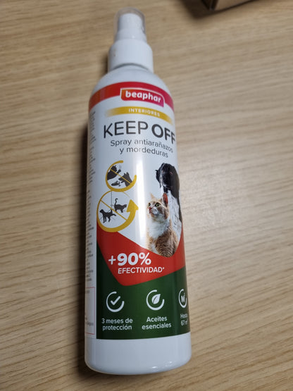 220024 - BEAPHAR Keep Off Sprej për Trajnimin e Maceve dhe Qenve, 200ml, kundër gërvishtjeve dhe kafshimeve