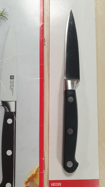 199359 - ZWILLING - Thikë Profesionale S për Shpim dhe Zbukurim, Gjatësi Tehu 10 cm, Dorezë Plastike me Thumbë, e Zëzë