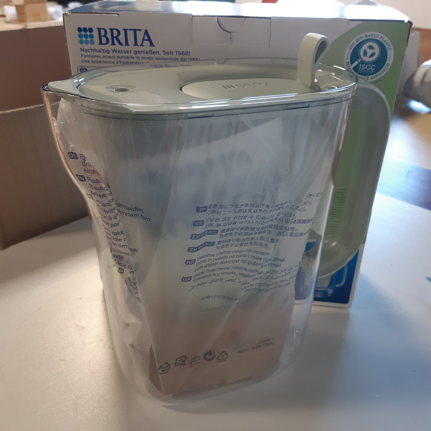 226976 - BRITA Style eco Green Filter Potter 2.4l me 1 fishek MAXTRA PRO All-in-1, filtër uji për reduktimin e gëlqeres, klorit, plumbit dhe papastërtive