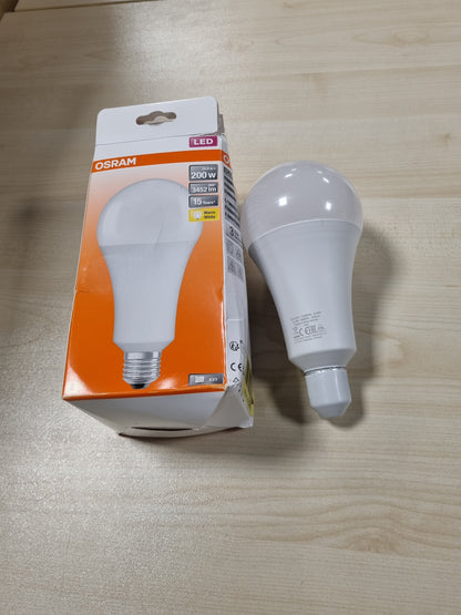 242409 - OSRAM LED Star Classic A200, llambë LED me acar, bazë E27, e bardhë e ngrohtë (2700K), 3452 lumen, ekuivalente me llambat inkandeshente konvencionale 200W, pako me 1