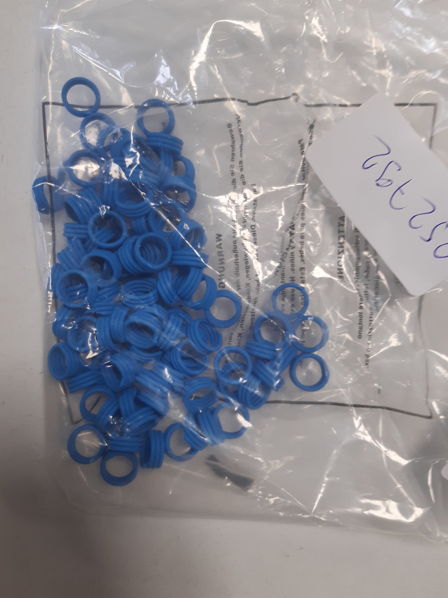 252792 - UNAZA SPIRALE, 18 mm, plastikë blu, 100 copë.