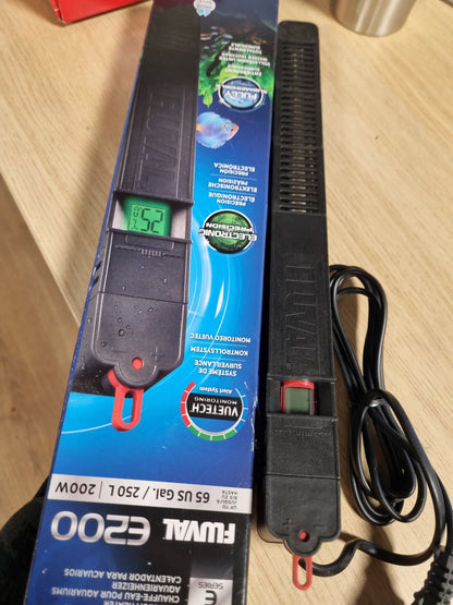 222004 - Fluval - Ngrohës elektrik akuariumi, për akuariume deri në 250l, 200W