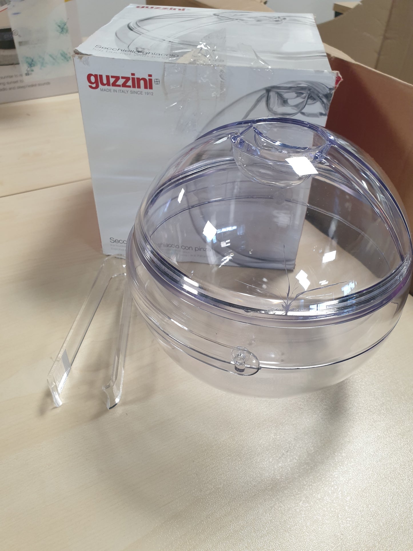 250502 - GUZZINI - Happy Hour, Shampanjë Stella - Transparente, Ø20 x h20 cm - 09870000