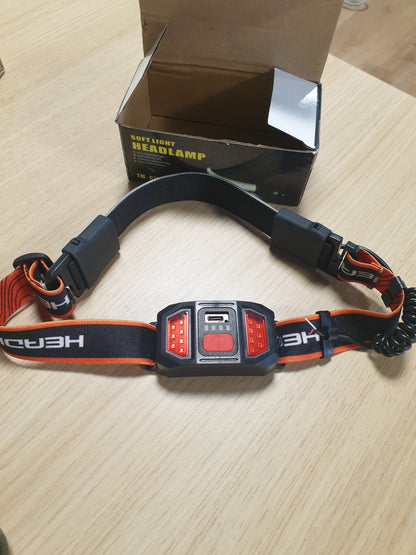 221622 - KUPRO Llambë koke e rikarikueshme USB, 210 gradë, 500 lumen, 3 mënyra, e papërshkueshme nga uji
