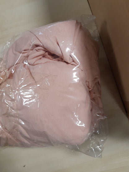 195368 - LUSH DECOR Perdetë Lydia me rrudha, Set Panelash Dritare për Dhomën e Ndenjes/Dhomën e Ngrënies/Dhomën e Gjumit, 213.4 x 101.6 cm, Ngjyra e Kuqe