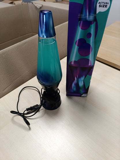 217647 - LAVA® Llambë Lave Aurora Borealis 2047, dyllë vjollcë, lëng blu-jeshil, 14.5 inç
