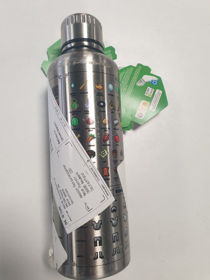 222948 - PALADONE Shishe metalike për pije Minecraft, e papërshkueshme nga rrjedhjet, 470 ml (16 fl oz)