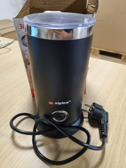 213996 - ALPINA Shkumëzues Qumështi 230V/450W - 300ml - Ngroh Qumështin deri në 65°C - E Zezë