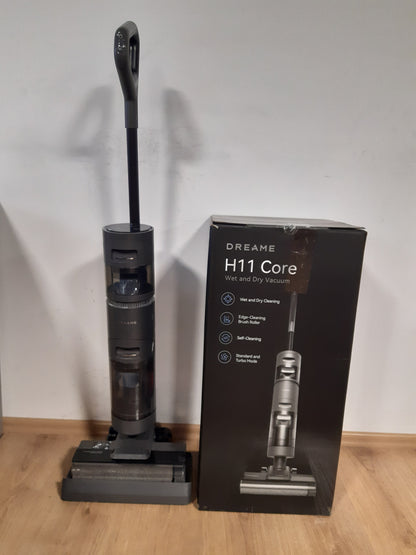 144102 - DREAME - Fshesë me Korrent H11 Core Smart, Pastrim i Lagësht dhe të Thatë, Mop Dyshemeje, Pastrim Skajesh, Furçë Vetëpastruese, Ekran LED, Pa Tel, për Dysheme me Pllaka dhe Druri