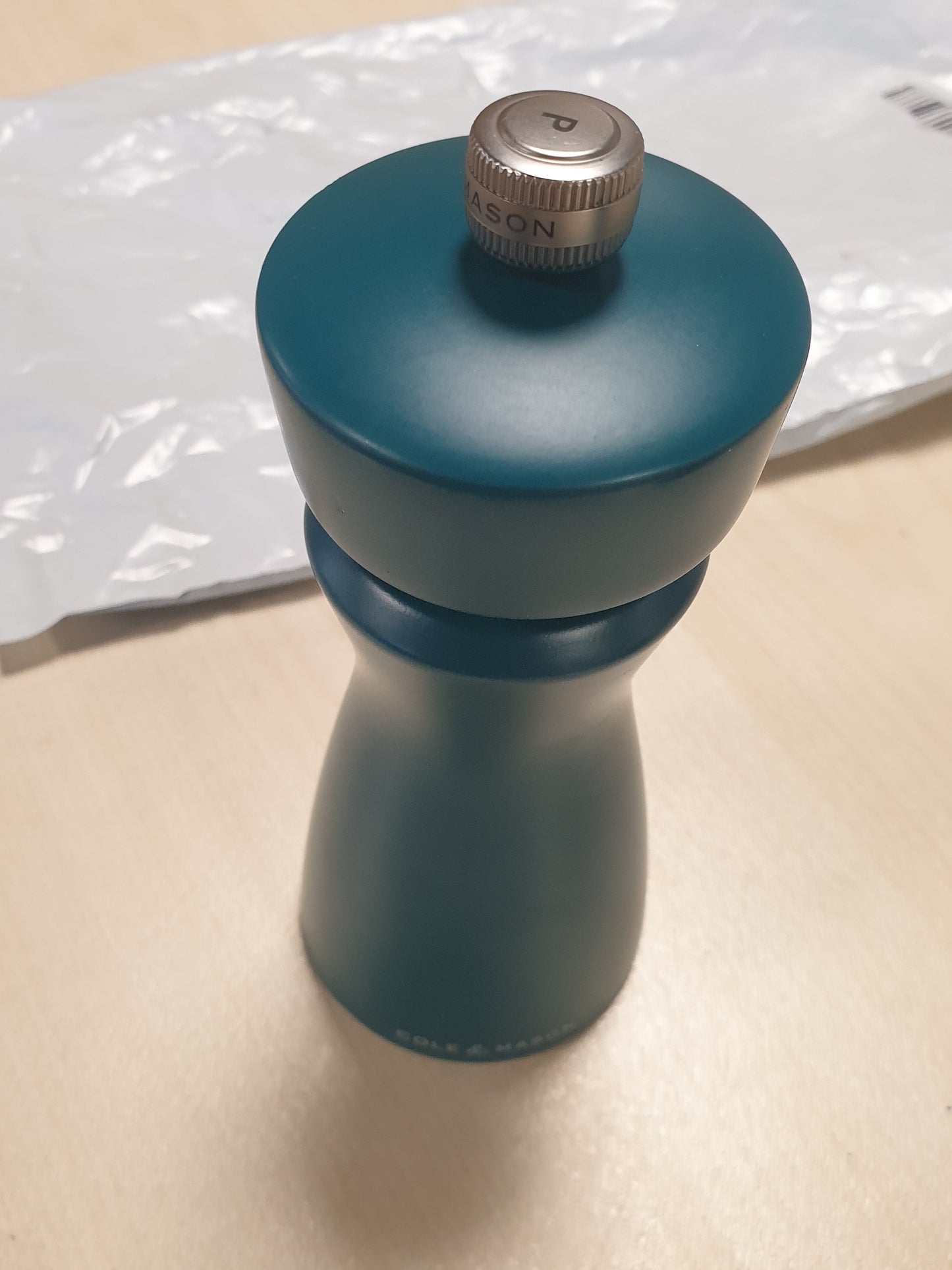223149 - COLE & MASON Mulliri i Kripës dhe Piperit Kenton, Kripë Deti, Bluarje e Rregullueshme, Mekanizëm Qeramik, 15 cm