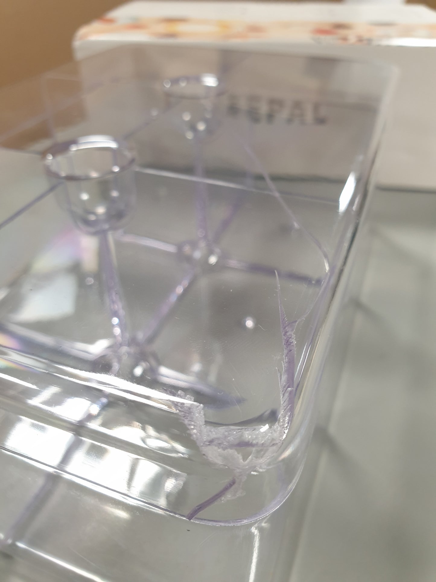 229890 - MEPAL Kuti çaji drejtkëndëshe Stora, Enë çaji me 6 ndarje, Kuti ruajtjeje për çaj, Organizues kuzhine, Transparente