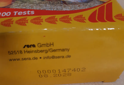 234719 - Testi sera pH, Testi i ujit të akuariumit, matje e saktë e pH-it për cilësi optimale të ujit, peshq, bimë dhe baktere të shëndetshme, set i plotë me aksesorë, përafërsisht 100 matje