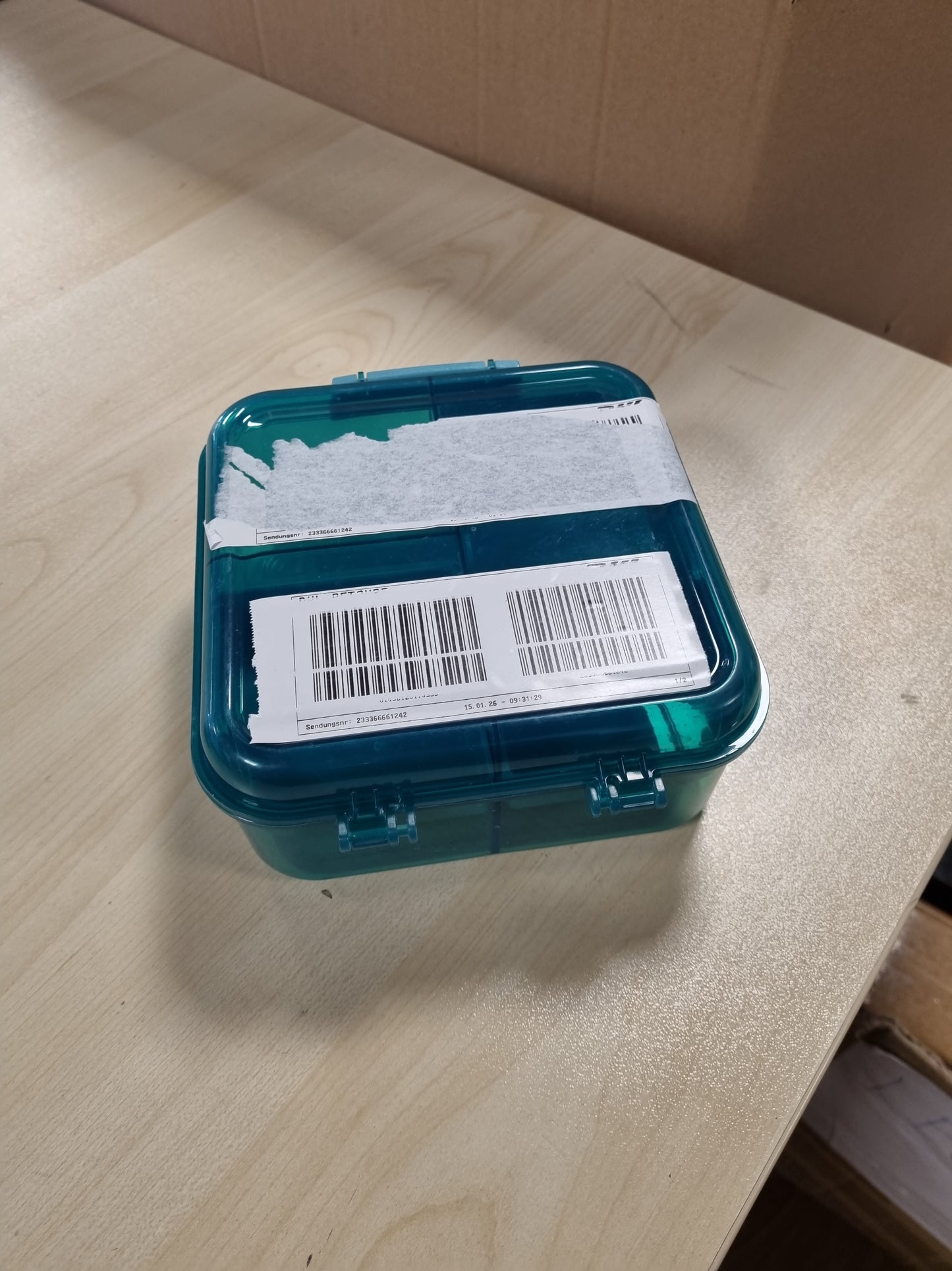 202207 - SISTEMA Kutia e Drekes Bento Box, 1.25L, me Ndarje për Oqean, përfshirë Enë Kosi/Frutash, për Fëmijë dhe të Rritur, Plastikë të Ricikluar, Ngjyrë Bruz