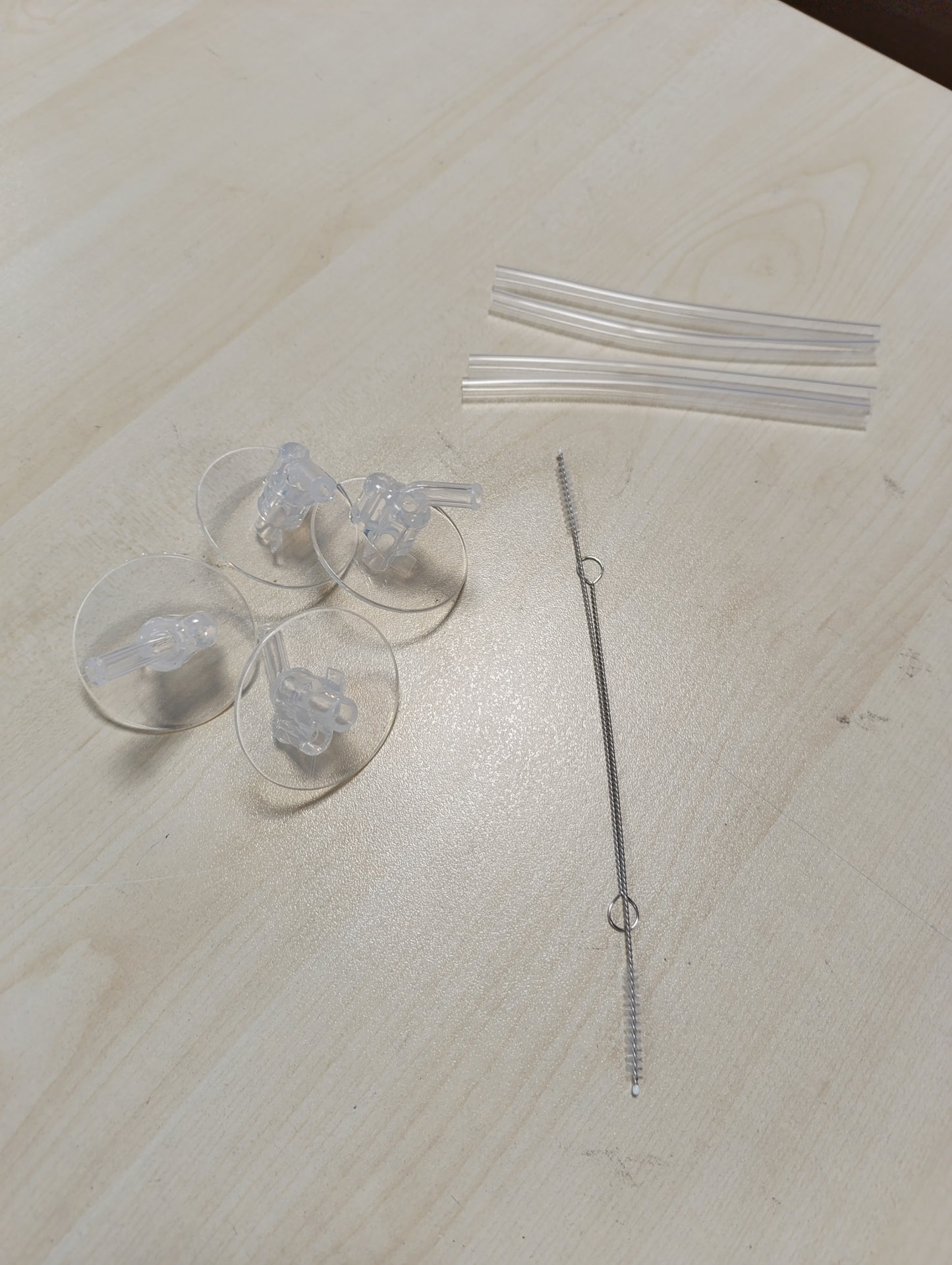 215684 - BOXOB 4 kashtë transparente zëvendësuese për shishe termos, shishe 340 ml, kapakë shishesh për fëmijë, pjesë këmbimi me furça pastrimi, të pajtueshme me termosët F401 dhe F410