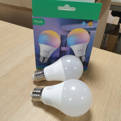 261378 - NOUS Llampa P3Z Smart ZigBee RGB E27, 16 Milion Ngjyra, 2700-6500K, Kontroll Zëri, e pajtueshme me Alexa dhe Google Home