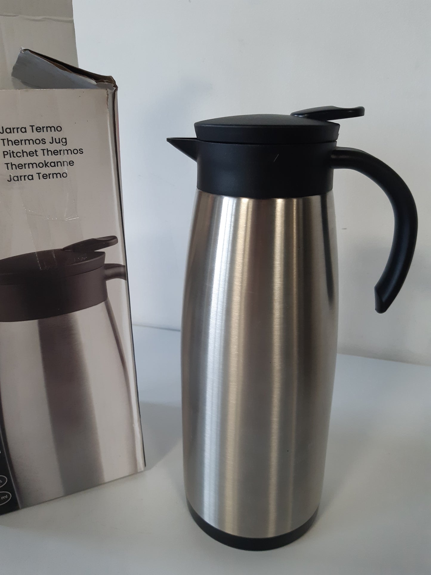 248007 - IBILi Karafë e izoluar me dy mure, çelik inox 18/10, 1400 ml, Argjend Metalik
