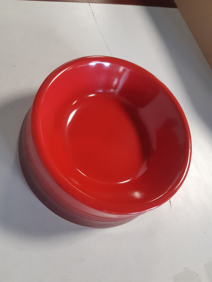 221527 - LE CREUSET Enë për kafshë shtëpiake prej gresi, madhësia L, 22.8 x 8.4 cm, 850 ml, e kuqe qershie