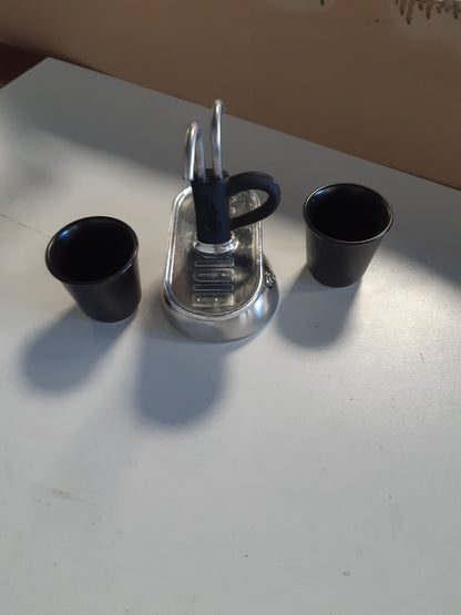 260539 - BIALETTI - Aparat kafeje Mini Express Induksion, 2 gota (100 ml), i zi