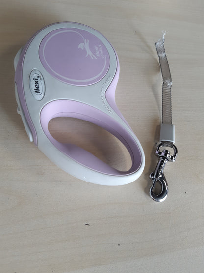 257012 - FLEXI Zinxhir i tërheqshëm Comfort S 5m rozë për qen deri në 15 kg
