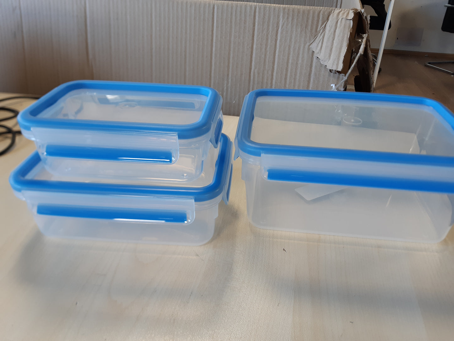 238114 - EMSA SET ENESH PËR RUJTJEN E USHQIMIT ME KAPËSE, 0.55 L, 1.00 L, 2.20 L, TRANSPARENTE, 508566