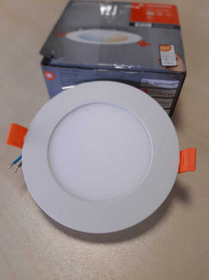 256887 - LEDVANCE LED SPOT INTEGRATE SLIM Ø 12 cm, dritë e rrumbullakët, 8W, temperaturë ngjyre 3000-6500K, 550 lumen, dizajn i sheshtë, e bardhë