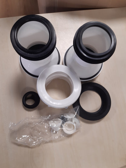 165212 - WIRQUIN, RA372, Prizë Muri për WC me Diameter 110 mm, Pozicioni Djathtas