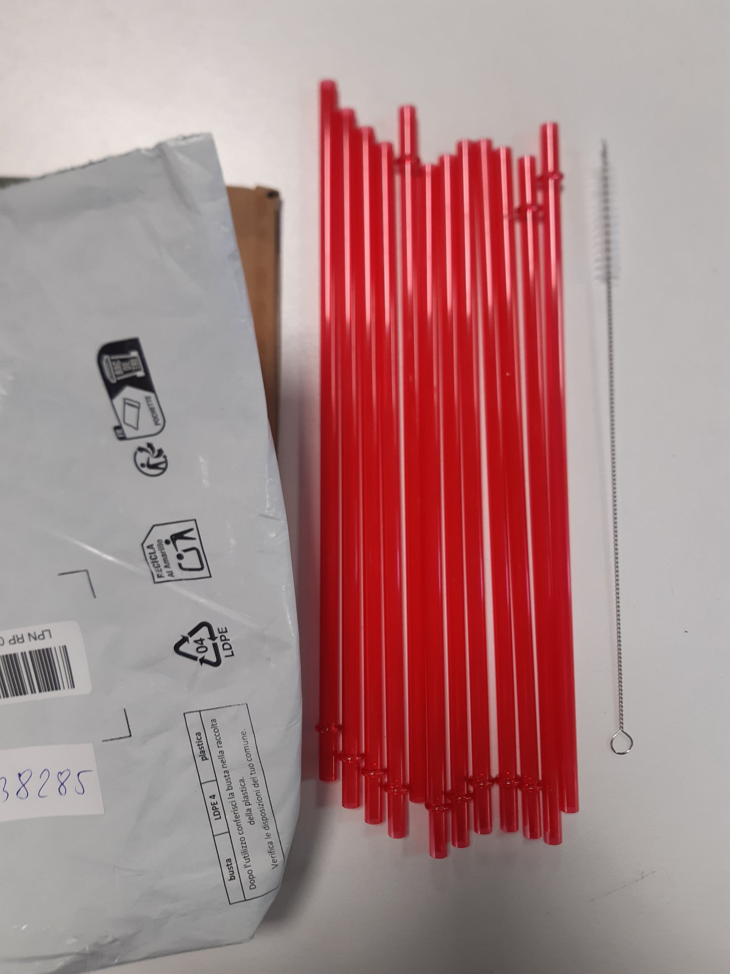 238285 - SUNDEE Kashtë plastike të ripërdorshme për kavanoza dhe gota, set me 12 kashtë të gjata me ngjyra ylberi, të pathyeshme, pa BPA dhe miqësore me mjedisin