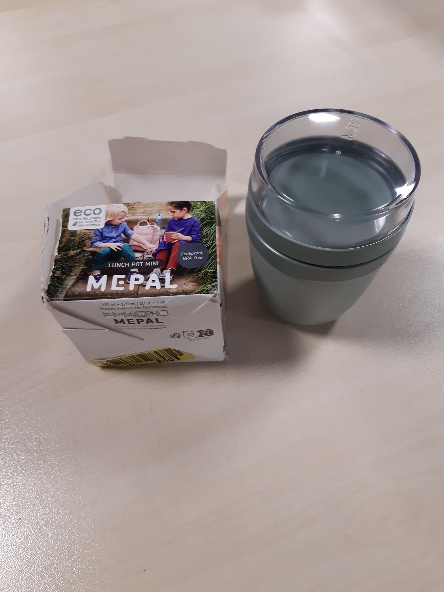 253551 - MEPAL - Filxhan për musli, 300 ml + 120 ml - I përshtatshëm për ngrirje, mikrovalë dhe lavastovilje - Sherebelë nordike