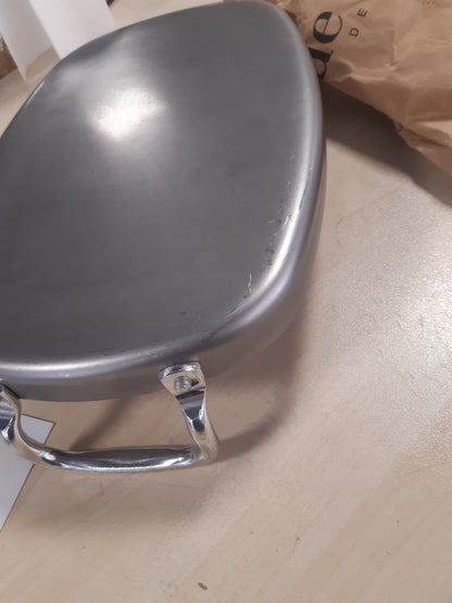 195093 - DE BUYER - Pjatë Drejtkëndëshe Çeliku e Lëmuar MINERAL B, Madhësia 38x26cm, pa PFAS, Shtresa Dylli Blete, e Përshtatshme për të Gjitha Sobat dhe Furrën me Avull, Prodhuar në Francë