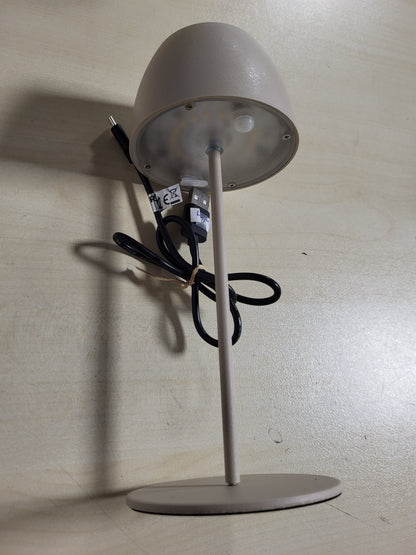 196106 - BRILONER - Llambë Mini LED Pa Tel 8x20cm IP44 e Rikarikueshme, me Kontroll me Prekje, Errësim pa Shkallë, Bateri dhe Burim Dritësh Zëvendësueshëm, USB-C, Bezhë