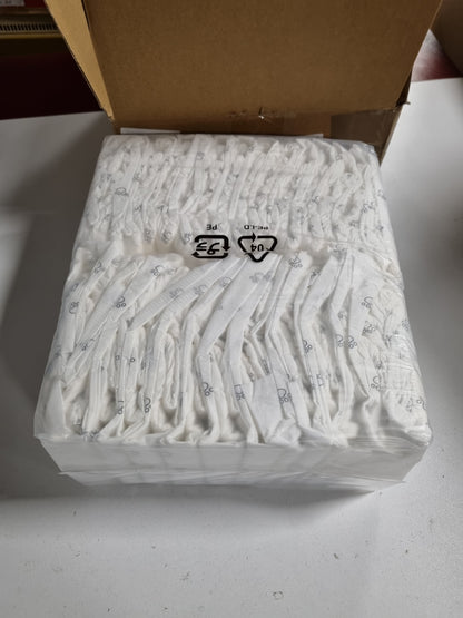 256081 - Amazon Basics - Pelena të disponueshme për qen meshkuj, të mëdha, pako me 30 copë, të bardha