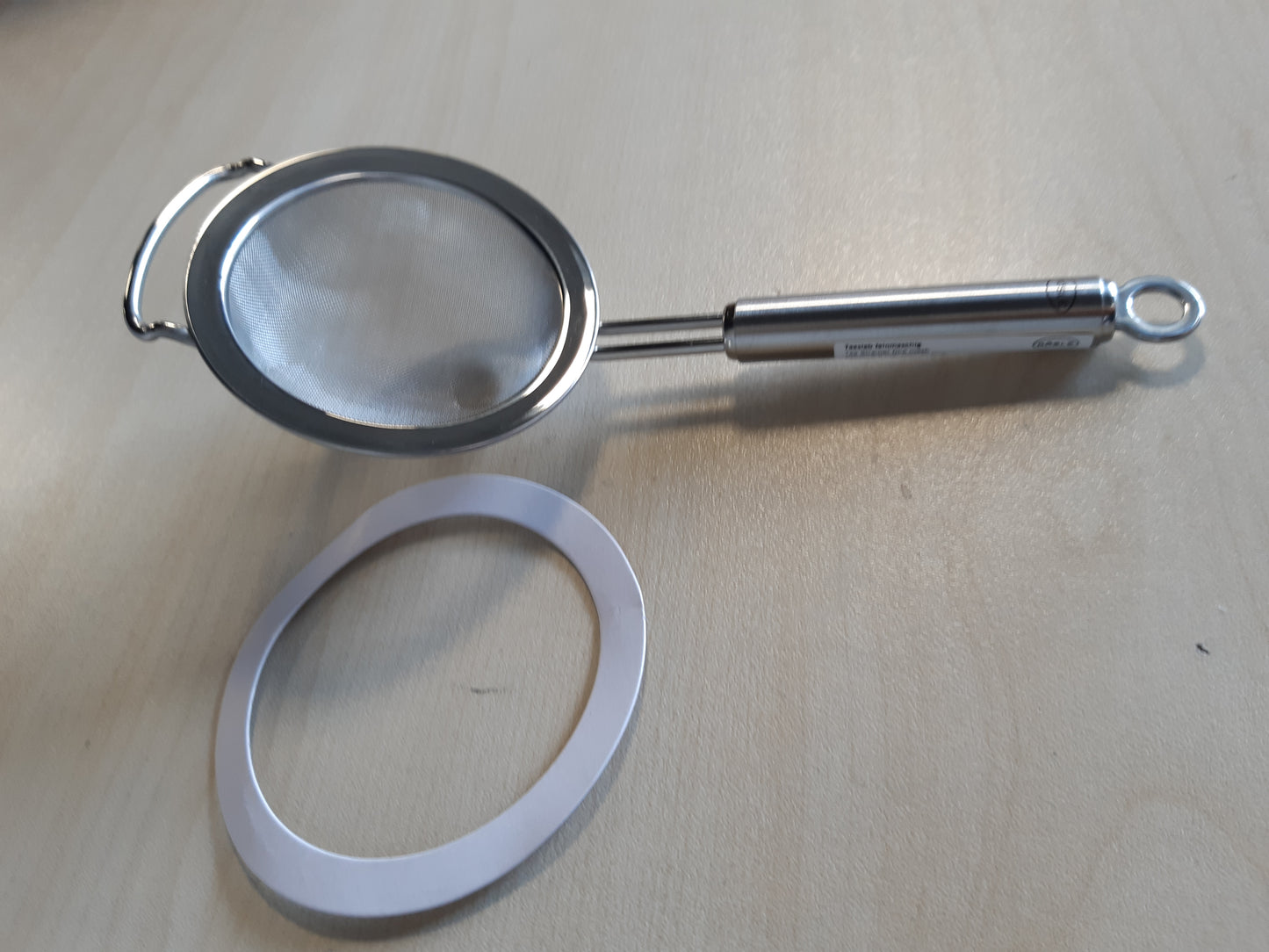 214735 - RÖSLE Sitë çaji me rrjetë të hollë, çelik inox 18/10, 8 cm