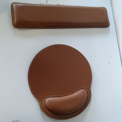267044 - MBËSHTETËSE PËR KYÇIN E DORËS DHE TASTIERË PREJ LËKURE PU MAIDERN, SET ME SHKUMË MEMORIEJE PËR KOMPJUTER, LAPTOP, MAC, LOJËRA DHE ZYRË, KAFE