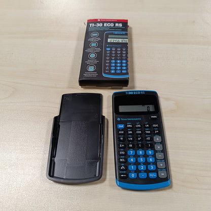 268878 - TEXAS INSTRUMENTS Kalkulator Shkollor TI-30 ECO RS, Teknik-Shkencor, Ekran 10-Shifror, Energji Diellore, i Zi