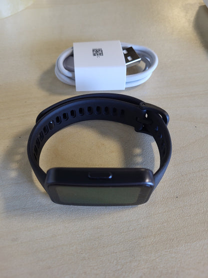266238 - HUAWEI Orë inteligjente Band 10, Gjurmues fitnesi me inteligjencë artificiale, Analizë gjumi e nivelit profesional, HRV, Jetëgjatësi baterie deri në 14 ditë, iOS dhe Android, E zezë