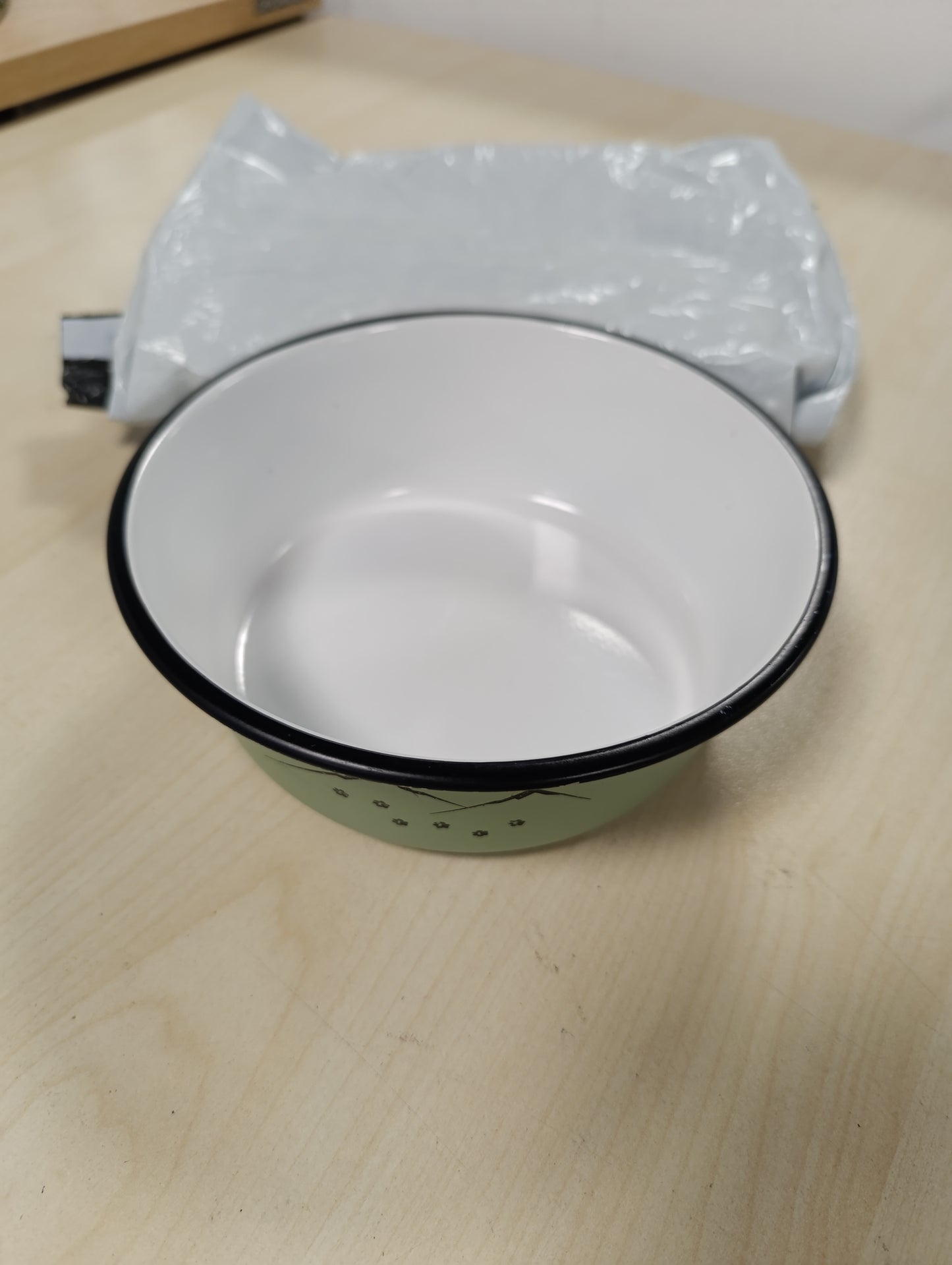 254008 - TRIXIE Tas, smalt/çelik inox - jeshile 0.9 l/ø 17 cm
