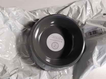 206016 - HUNTER Enë melamine, ngjyra gri, me shtresë çeliku inox, jo-rrëshqitëse, rezistente ndaj gërvishtjeve dhe goditjeve, e lehtë për t'u pastruar, e përshtatshme për lavastovilje, kapacitet 700 ml