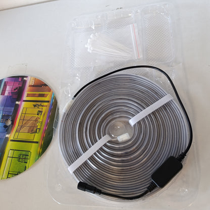 223288 - Shirit LED RGB+IC 10m, IP68 i papërshkueshëm nga uji, dritë litari me sinkronizim muzike Bluetooth