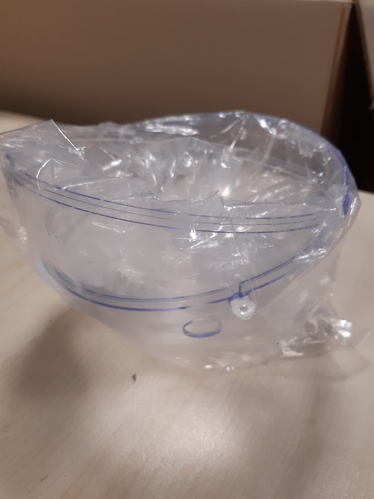 254076 - Rayher Top plastik, 2 pjesë, 16 cm ø, Top plastik i mbushshëm, transparent, top akrilik me lak varës, top dekorativ transparent, top Krishtlindjesh me dy pjesë, 3946237