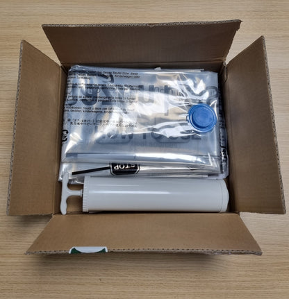 14876 - Çanta Ruajtjeje me Kompresion me Vakum Amazon Basics për Paketimin e Rrobave, Ideale për Batanije, Pako X-Jumbo me 3 copë