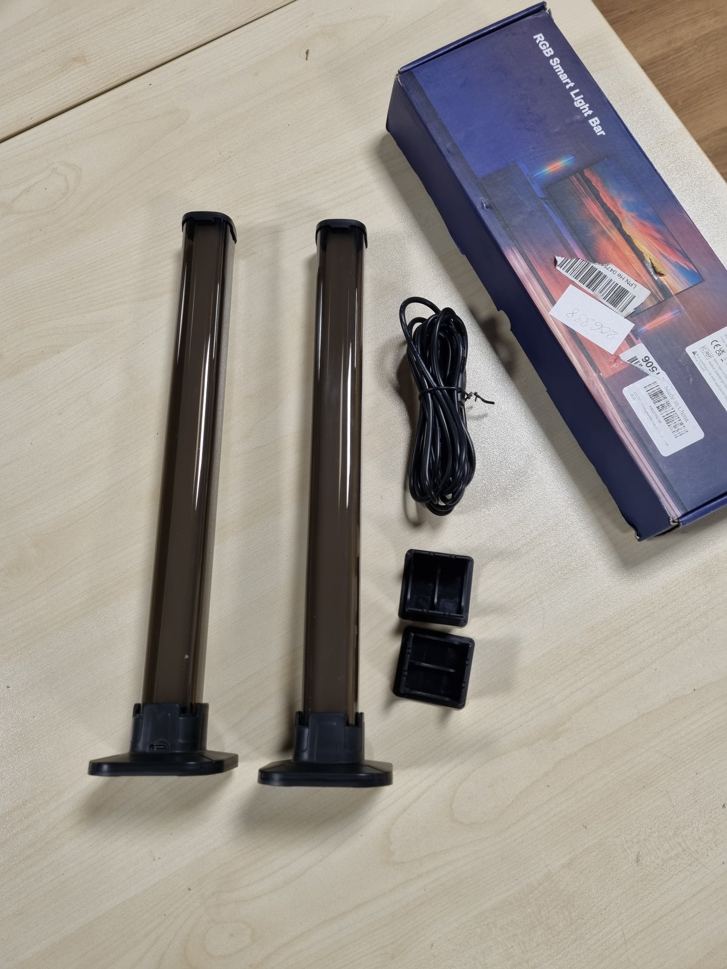 206338 - AVATTO Shirit Ndriçimi LED Inteligjent, 35cm, 8 Mënyra Dinamike, 12 Efekte Ndriçimi, Llambë Këndi 270°, Mbështet Kontrollin Zanor të Alexa dhe Google Assistant dhe Kontrollin e Aplikacioneve