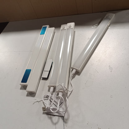 222535 - DAPHOMEU Dritë LED e Rikarikueshme nën Dollap për Kuzhinë, 1500mAh me Sensor Lëvizjeje, Ndriçim 30cm, Ngjyrë e Bardhë të Ftohtë