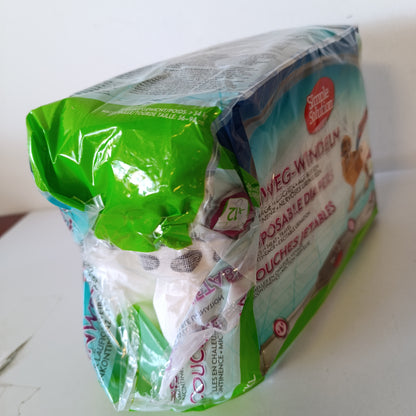 219210 - SIMPLE SOLUTION Pelena të disponueshme për qen femra, Super Thithëse dhe të Papërshkueshme nga Rrjedhjet, Tregues Lagështie, 12 Pelena