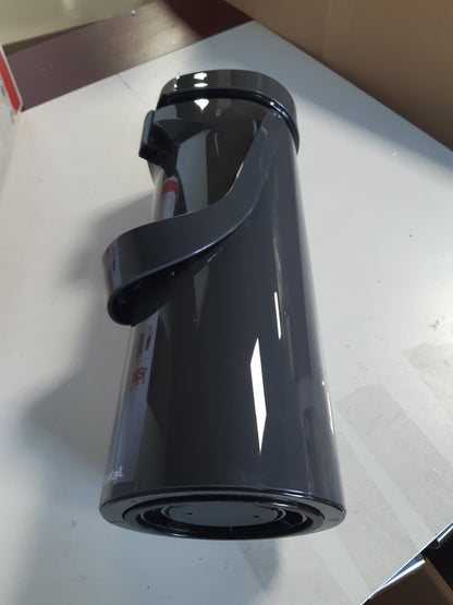 245742 - EMSAS 515706 Ponza Pompë, Shishe Termosi e Izoluar, Kapacitet 1.9L, Gotë e Izoluar, Levë Presioni, Tabaka Pikimi e Lëvizshme, Antracit