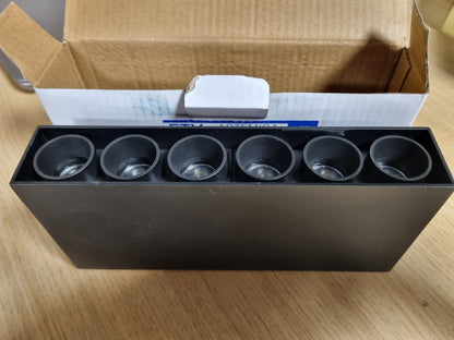 141600 - Ndriçues LED ARTEMIDA, 15 W, 1420 lm, 4000K, IP20, drejtkëndor, i zi