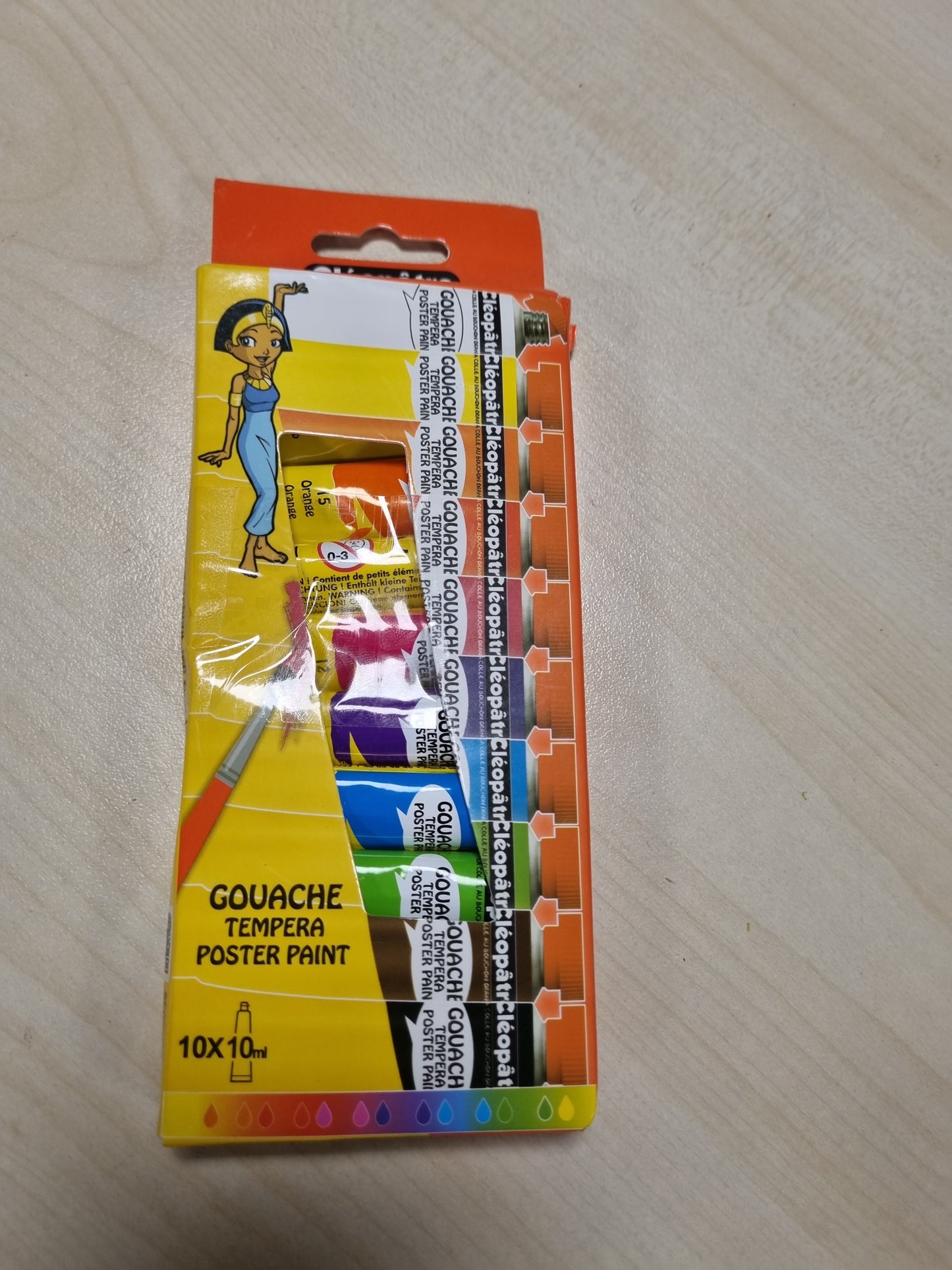 267471 - KLEOPATRA - BL10PGN10 - Bojë Nefertari Premium Gouache - Ngjyra të ndryshme - 10 tuba prej 10 ml