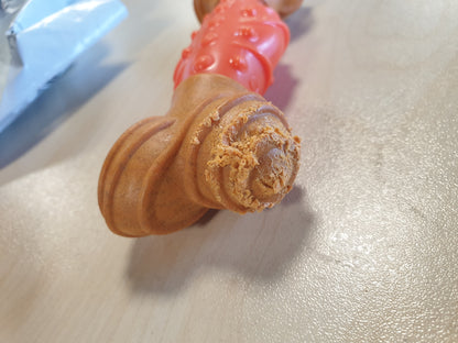 238934 - AIMÉ Lodër Bambuje për Qen, Kockë Përtypëse Gome, 15 cm